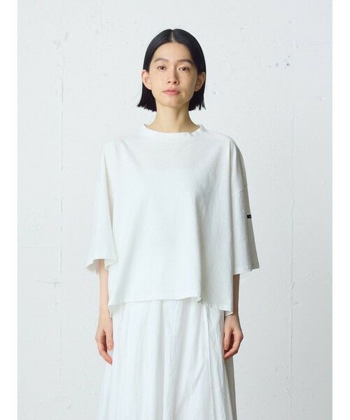 MidiUmi / ミディウミ カットソー | MidiUmi モックネックワイドプルオーバー（オフホワイト(color11)）