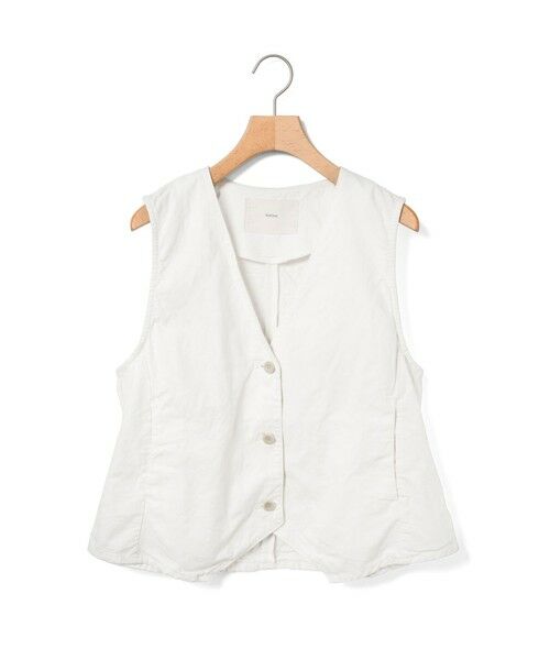 MidiUmi / ミディウミ ベスト | MidiUmi C/Lベスト（オフホワイト(color11)）