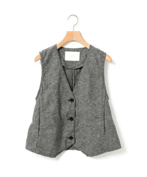 MidiUmi / ミディウミ ベスト | MidiUmi C/Lベスト（グレー(color91)）