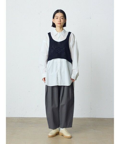 MidiUmi / ミディウミ その他パンツ | MidiUmi C/Lワイドイージーテーパードパンツ | 詳細12