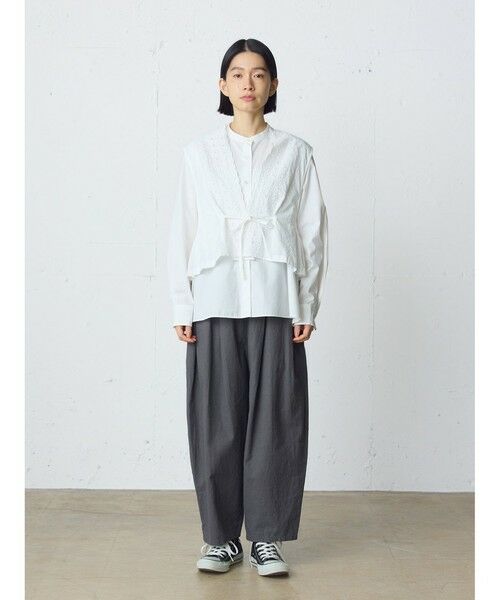 MidiUmi / ミディウミ その他パンツ | MidiUmi C/Lワイドイージーテーパードパンツ | 詳細13