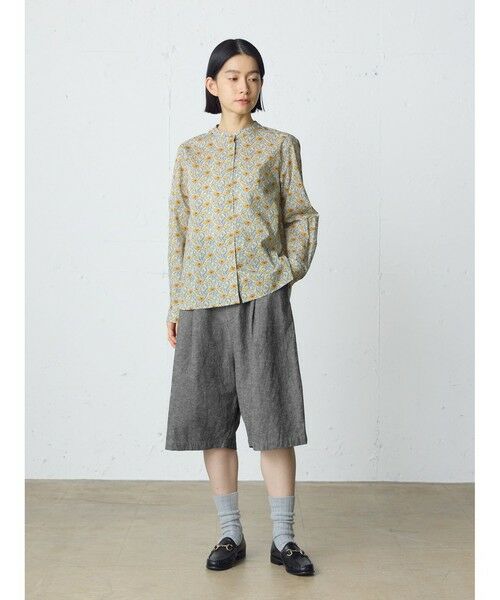 MidiUmi / ミディウミ その他パンツ | MidiUmi C/Lタックショートパンツ | 詳細4