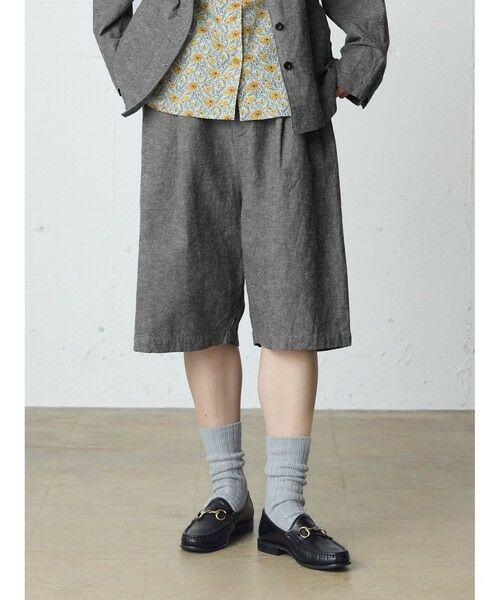 MidiUmi / ミディウミ その他パンツ | MidiUmi C/Lタックショートパンツ | 詳細7