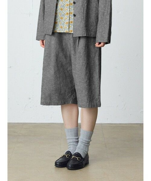 MidiUmi / ミディウミ その他パンツ | MidiUmi C/Lタックショートパンツ | 詳細8