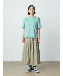 MidiUmi リバティプリントファーマーズスカート