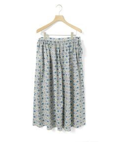 MidiUmi / ミディウミ ミニ・ひざ丈スカート | MidiUmi リバティプリントファーマーズスカート