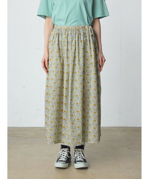 MidiUmi / ミディウミ ミニ・ひざ丈スカート | MidiUmi リバティプリントファーマーズスカート | 詳細6