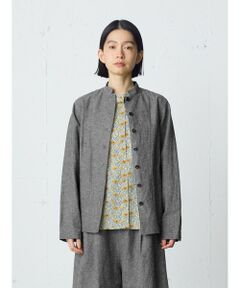 MidiUmi / ミディウミ テーラードジャケット | MidiUmi C/Lスタンドカラージャケット