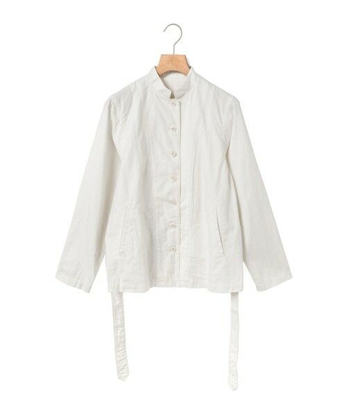 MidiUmi / ミディウミ テーラードジャケット | MidiUmi C/Lスタンドカラージャケット（オフホワイト(color11)）
