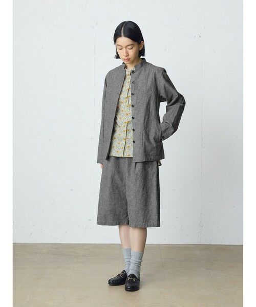 MidiUmi / ミディウミ テーラードジャケット | MidiUmi C/Lスタンドカラージャケット | 詳細11