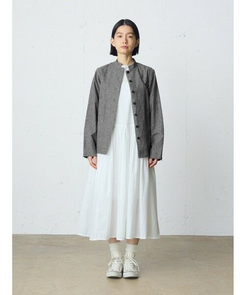 MidiUmi / ミディウミ テーラードジャケット | MidiUmi C/Lスタンドカラージャケット | 詳細14