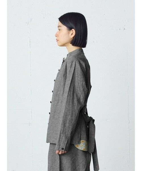 MidiUmi / ミディウミ テーラードジャケット | MidiUmi C/Lスタンドカラージャケット | 詳細6