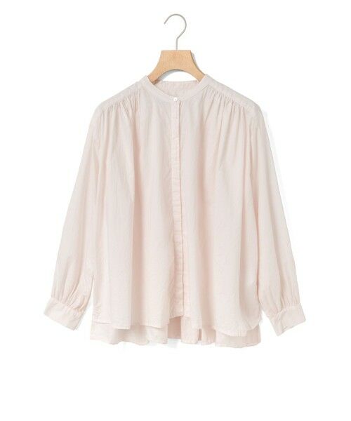 MidiUmi / ミディウミ シャツ・ブラウス | MidiUmi ギャザーワイドシャツ（ライトピンク(color41)）