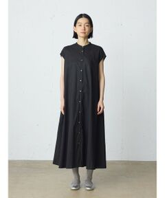 MidiUmi / ミディウミ ロング・マキシ丈ワンピース | MidiUmi ノースリーブプリーツシャツワンピース