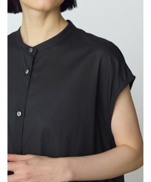 MidiUmi / ミディウミ ロング・マキシ丈ワンピース | MidiUmi ノースリーブプリーツシャツワンピース | 詳細9