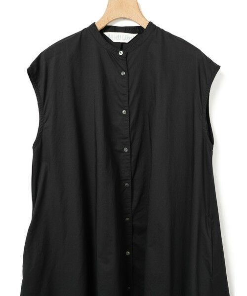 MidiUmi / ミディウミ ロング・マキシ丈ワンピース | MidiUmi ノースリーブプリーツシャツワンピース | 詳細10