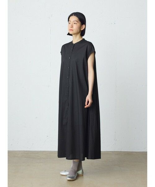 MidiUmi / ミディウミ ロング・マキシ丈ワンピース | MidiUmi ノースリーブプリーツシャツワンピース | 詳細4