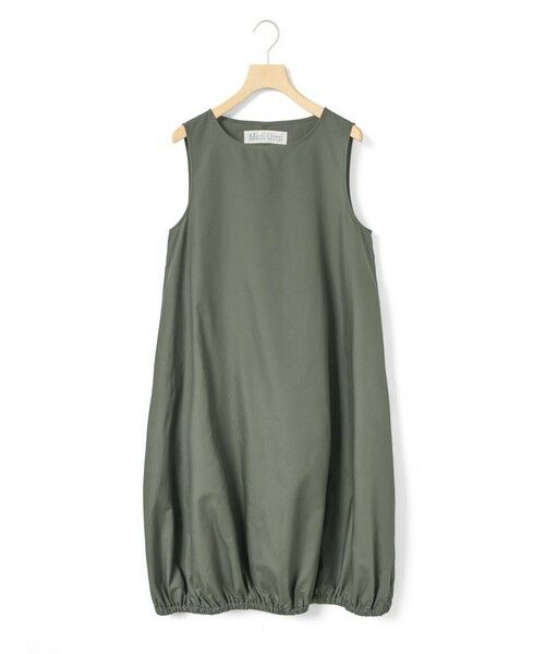 MidiUmi / ミディウミ ドレス | MidiUmi コクーンノースリーブワンピース（チャコールグレー(color92)）