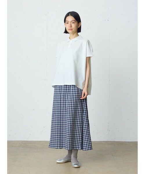 MidiUmi / ミディウミ カットソー | MidiUmi ポロノースリーブプルオーバー | 詳細8