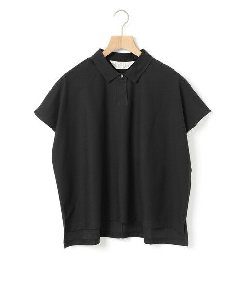 MidiUmi / ミディウミ カットソー | MidiUmi ポロノースリーブプルオーバー（ブラック(color99)）