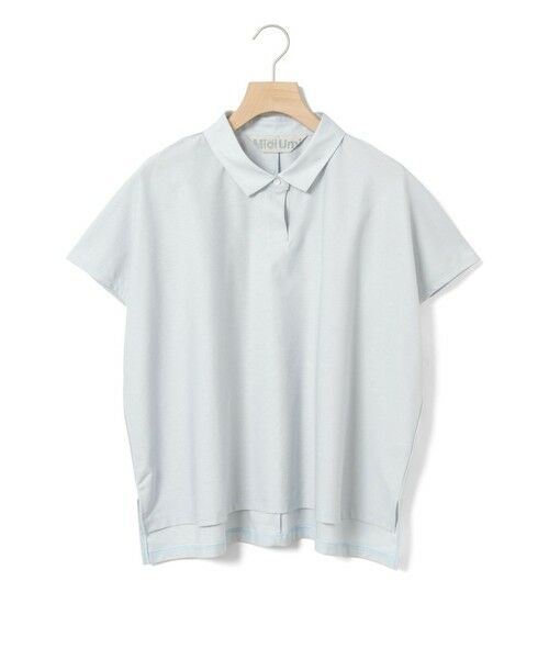 MidiUmi / ミディウミ カットソー | MidiUmi ポロノースリーブプルオーバー（ライトグレー(color90)）