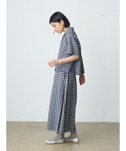 MidiUmi / ミディウミ シャツ・ブラウス | MidiUmi シアサッカーチェックシャツ | 詳細9