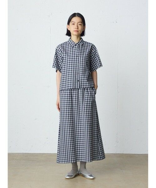 MidiUmi / ミディウミ シャツ・ブラウス | MidiUmi シアサッカーチェックシャツ | 詳細7