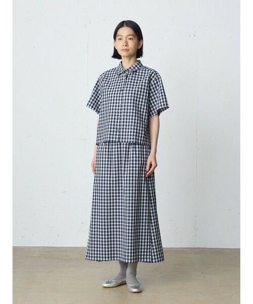 MidiUmi / ミディウミ シャツ・ブラウス | MidiUmi シアサッカーチェックシャツ | 詳細8