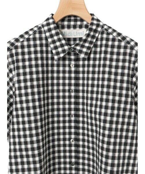 MidiUmi / ミディウミ シャツ・ブラウス | MidiUmi シアサッカーチェックシャツ | 詳細12