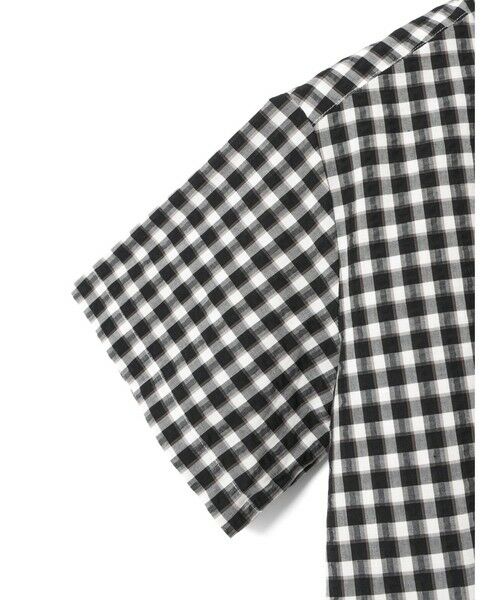 MidiUmi / ミディウミ シャツ・ブラウス | MidiUmi シアサッカーチェックシャツ | 詳細13