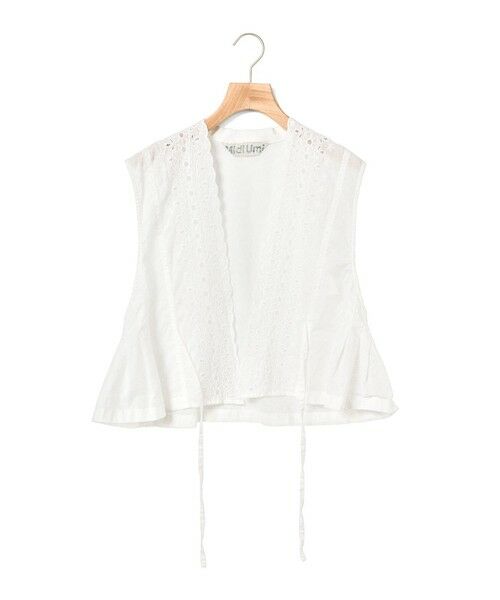 MidiUmi / ミディウミ ベスト | MidiUmi レースサイドタックベスト | 詳細1