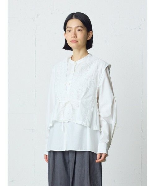 MidiUmi / ミディウミ ベスト | MidiUmi レースサイドタックベスト | 詳細3