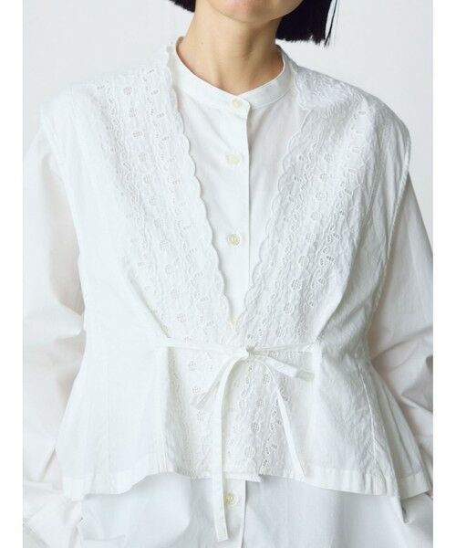 MidiUmi / ミディウミ ベスト | MidiUmi レースサイドタックベスト | 詳細6