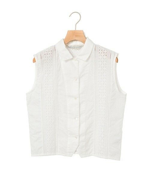 MidiUmi / ミディウミ シャツ・ブラウス | MidiUmi レースベストライクシャツ | 詳細7