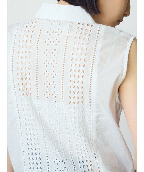 MidiUmi / ミディウミ シャツ・ブラウス | MidiUmi レースベストライクシャツ | 詳細13