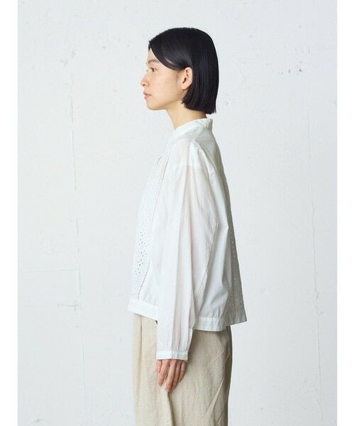 MidiUmi / ミディウミ シャツ・ブラウス | MidiUmi レースジャケットシャツ | 詳細11