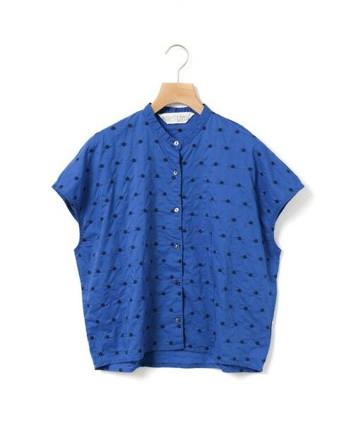 MidiUmi / ミディウミ シャツ・ブラウス | MidiUmi ドット柄シャツノースリーブ | 詳細1