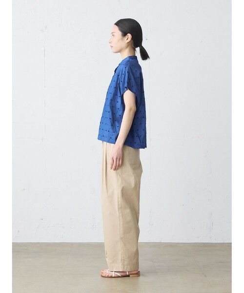 MidiUmi / ミディウミ シャツ・ブラウス | MidiUmi ドット柄シャツノースリーブ | 詳細9