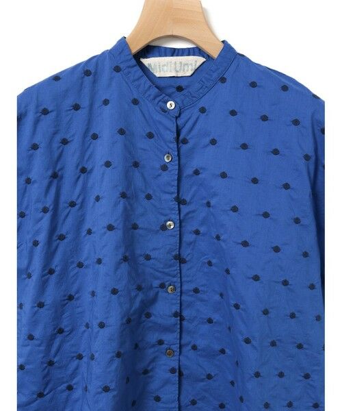 MidiUmi / ミディウミ シャツ・ブラウス | MidiUmi ドット柄シャツノースリーブ | 詳細11