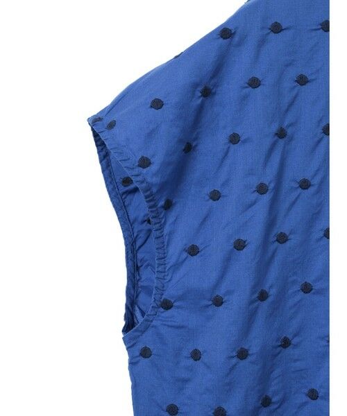 MidiUmi / ミディウミ シャツ・ブラウス | MidiUmi ドット柄シャツノースリーブ | 詳細12