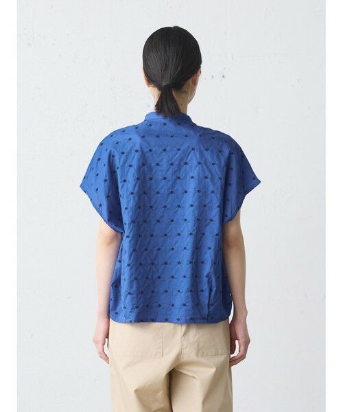 MidiUmi / ミディウミ シャツ・ブラウス | MidiUmi ドット柄シャツノースリーブ | 詳細5