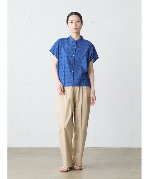 MidiUmi / ミディウミ シャツ・ブラウス | MidiUmi ドット柄シャツノースリーブ | 詳細7