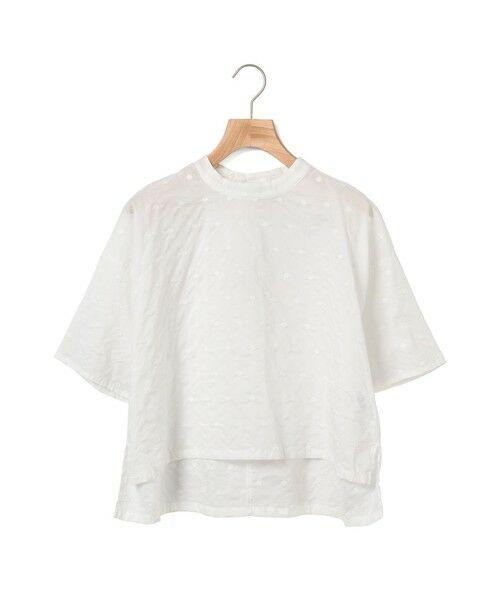 MidiUmi / ミディウミ シャツ・ブラウス | MidiUmi ドット柄ワイドシャツプルオーバー（オフホワイト(color11)）