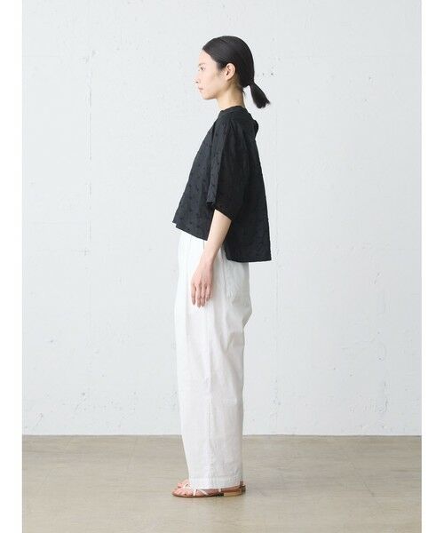 MidiUmi / ミディウミ シャツ・ブラウス | MidiUmi ドット柄ワイドシャツプルオーバー | 詳細17