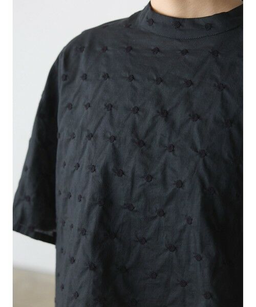 MidiUmi / ミディウミ シャツ・ブラウス | MidiUmi ドット柄ワイドシャツプルオーバー | 詳細14