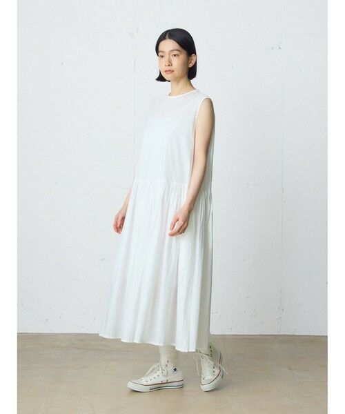 MidiUmi / ミディウミ ロング・マキシ丈ワンピース | MidiUmi ギャザーノースリーブワンピース | 詳細9