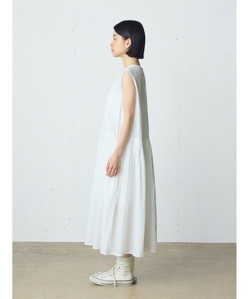 MidiUmi / ミディウミ ロング・マキシ丈ワンピース | MidiUmi ギャザーノースリーブワンピース | 詳細10
