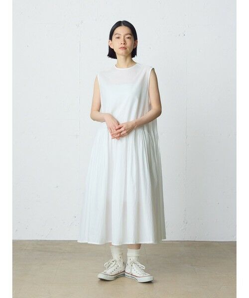 MidiUmi / ミディウミ ロング・マキシ丈ワンピース | MidiUmi ギャザーノースリーブワンピース | 詳細12