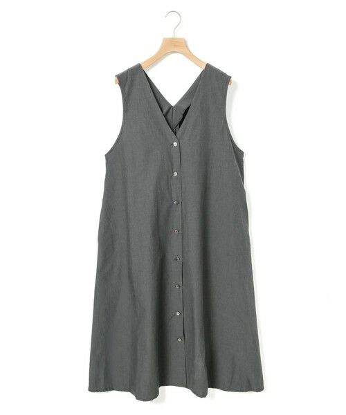 MidiUmi / ミディウミ ロング・マキシ丈ワンピース | MidiUmi Vネックロングジレワンピース | 詳細7