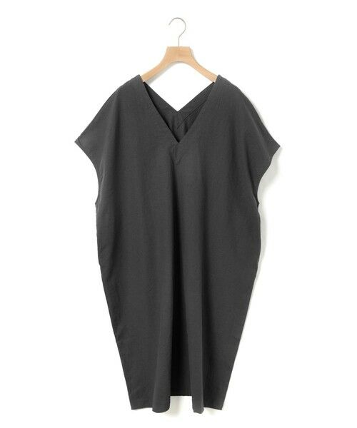 MidiUmi / ミディウミ ロング・マキシ丈ワンピース | MidiUmi C/Lワイドワンピース（ブラック(color99)）